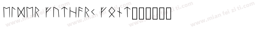 Elder Futhark Font字体转换